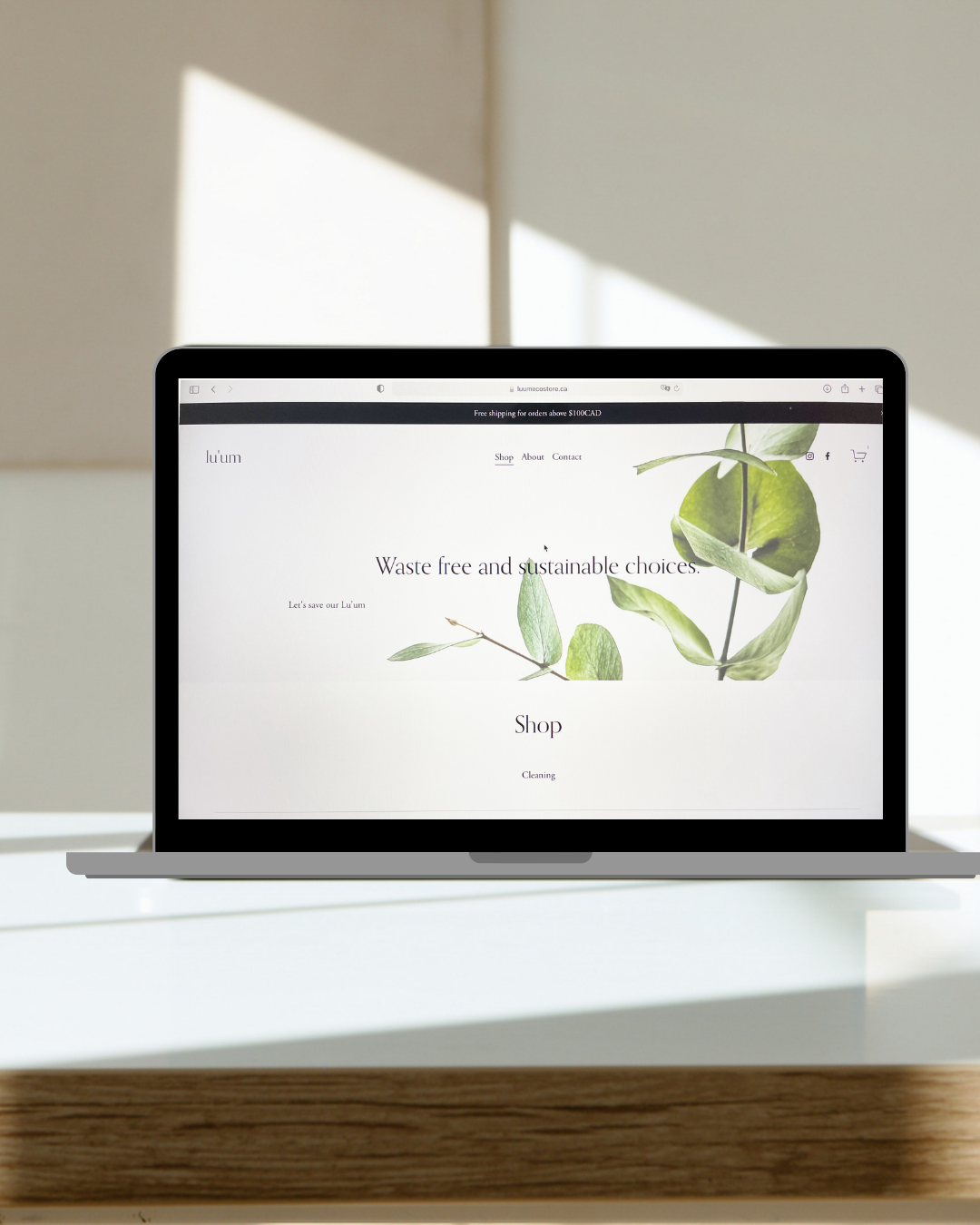 Luum: Sustainable Store
